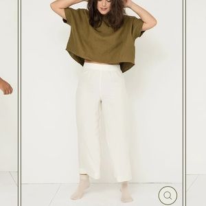 Elizabeth Suzann Florence pants Ivory Silk (trade for other ES item?!) ES